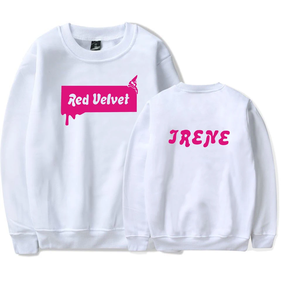 

Red Velvet Round Collar Sweatshirt Oversize Kpop Korean Girls Team Women/men 2018 New Casual High Stree Sweatshirt