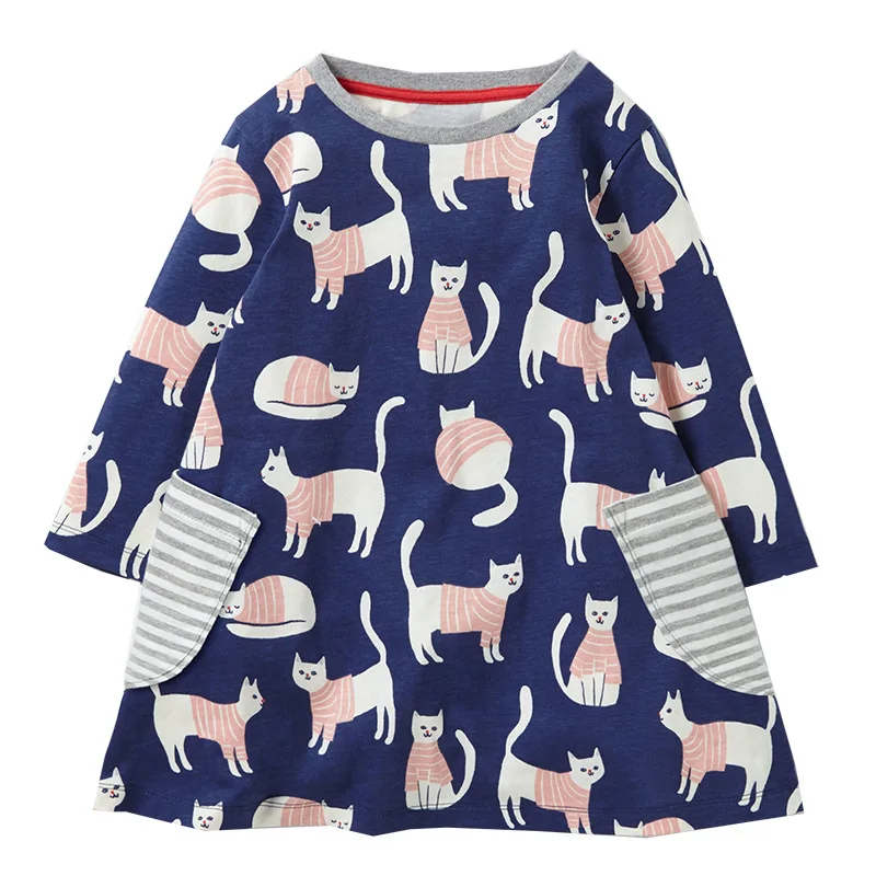 

Princess Costume Baby Girls Birthday Dress 2017 Brand Tunic Dress Kids Clothing Applique Robe Fille 100% Cotton Children Dresses