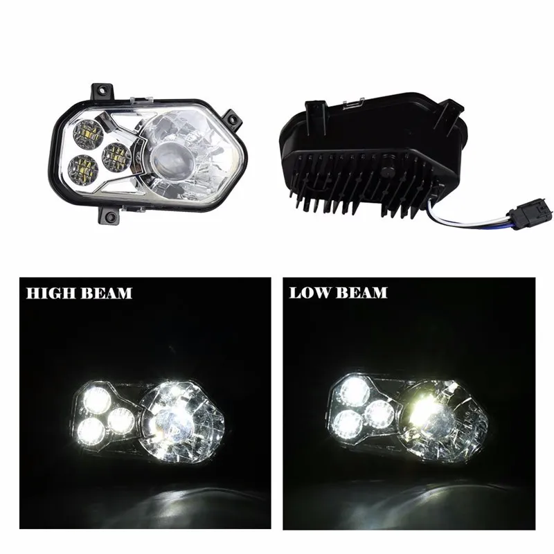 2pair ATV Accessories UTV LED Headlight kit Lamp for Polaris Razor 1000 2014-2016 RZR XP 4 2016 TURBO | Автомобили и мотоциклы