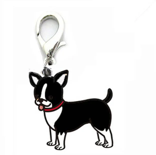 As shown Стиль бирка диск Pet ID аксессуары из эмали ошейник ожерелье Pendantdog аксессуары для животных принадлежности - Цвет: As shown