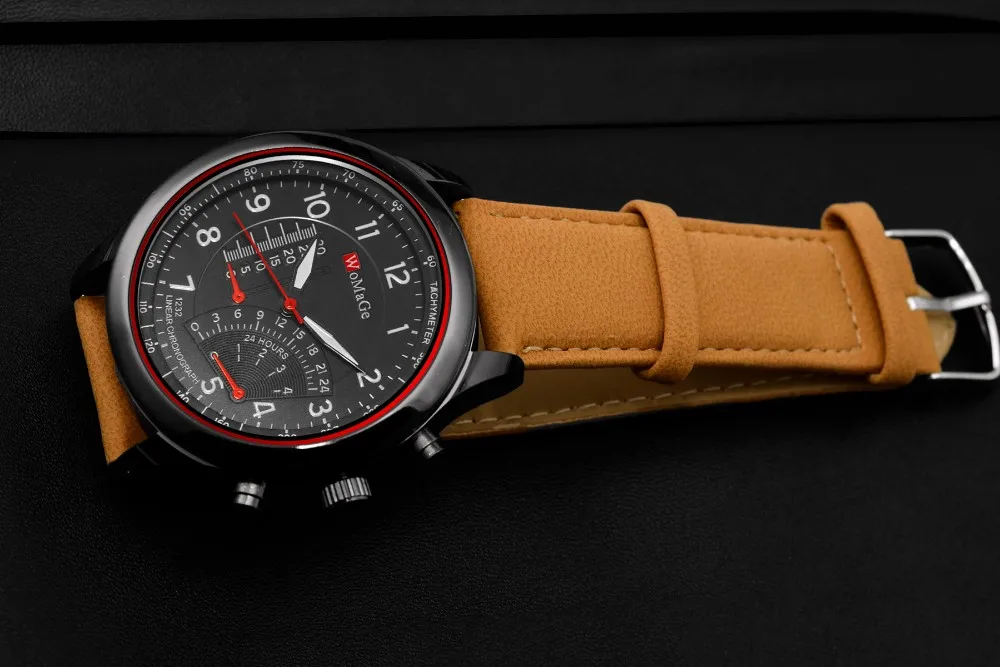 

Watch Men Watch Fashion Military Sport Watches Top Brand Leather Strap Men's Watch Clock saat relogio masculino erkek saat