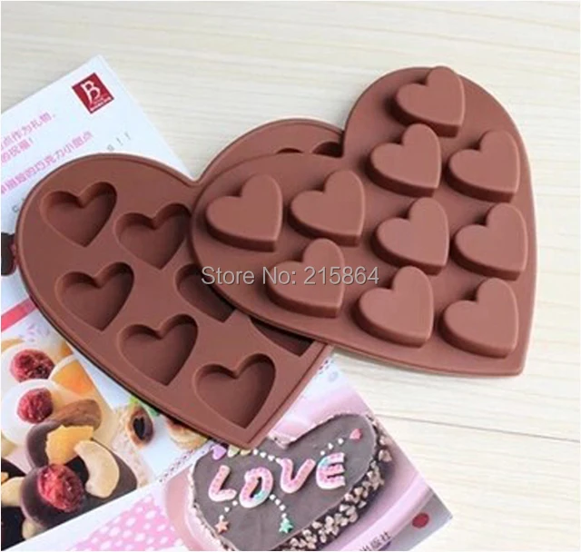 

«Любящее сердце» Форма силиконовая форма для капкейков DIY шоколад желе пудинг форма для мыла