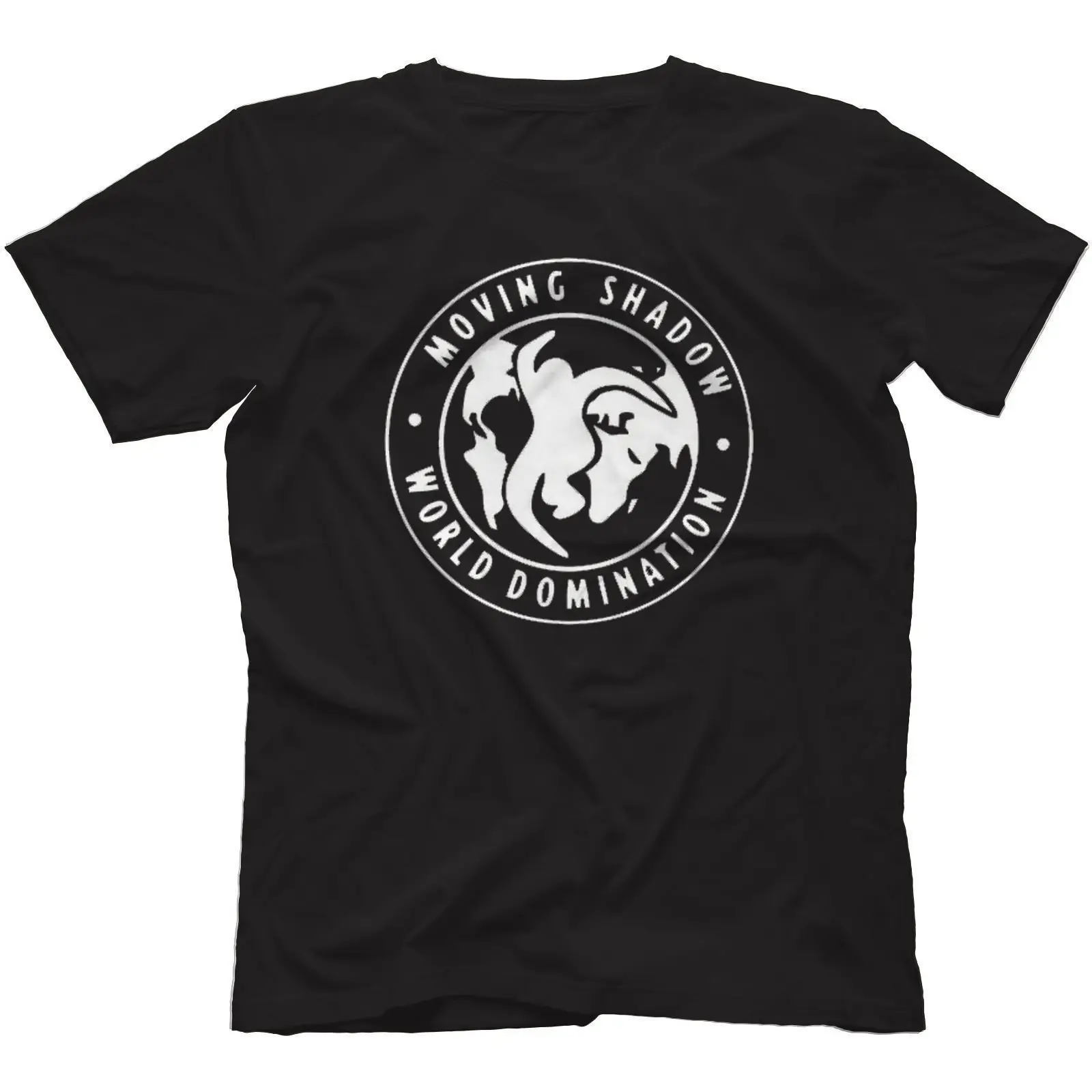 Moving Shadow T-Shirt 100% Cotton Metalheadz Drum N Bass JungleAsh Printed Summer Style Tees Male Harajuku Top Fitness | Мужская одежда