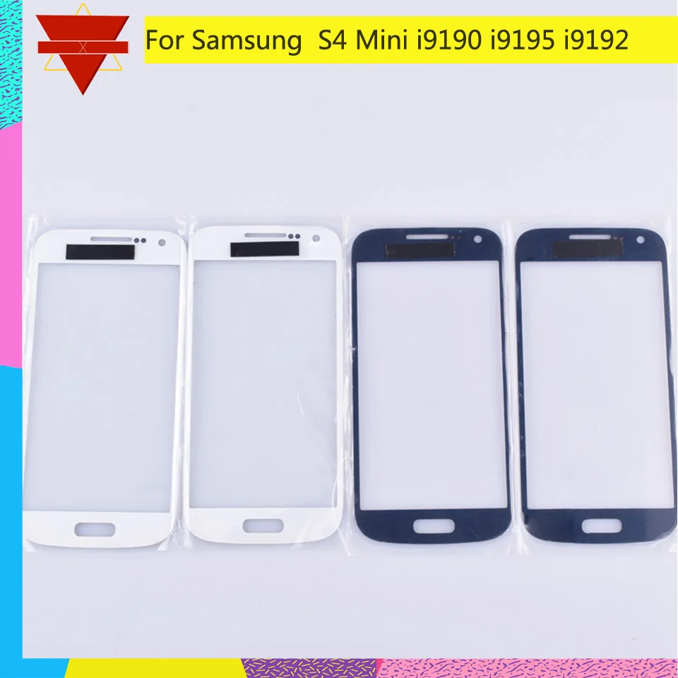 10 шт. S4Mini сенсорный экран для Samsung Galaxy S4 mini i9190 i9195 i9192 стекло передней панели