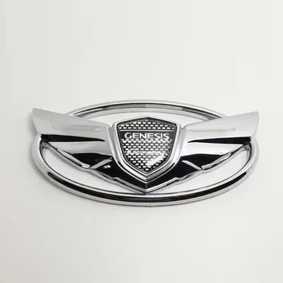 Silver Автомобильные 3D Автомобильные стильные аксессуары хромированная эмблема значок наклейка на заднюю панель для hyundai Genesis Coupe крыло автомобиля Наклейка - Color Name: Silver