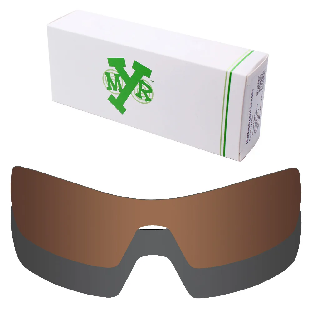 

2 Pieces Mryok POLARIZED Replacement Lenses for Oakley Oil Rig Sunglasses Lens Stealth Black & Bronze Brown