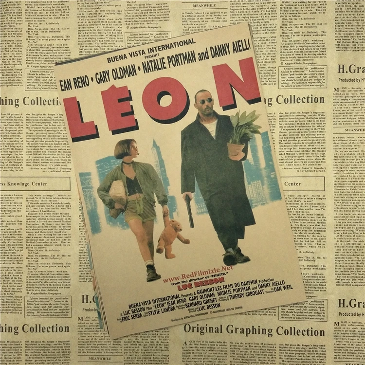 Винтажная матовая крафт-бумага Leon core винтажный постер из крафт-бумаги настенный
