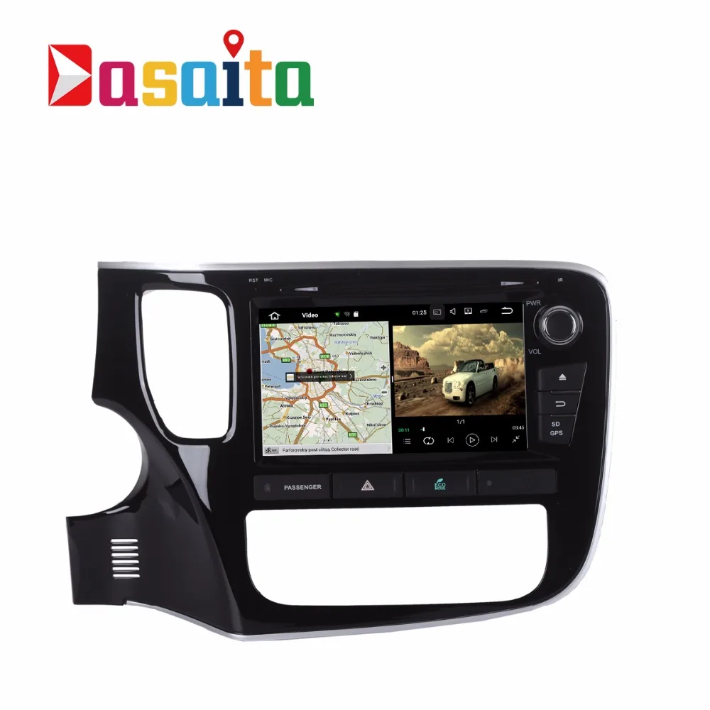 Автомобильный DVD плеер 8 дюймов Android 1 GPS навигатор для Mitsubishi Outlander 2014 2016 2 din радио