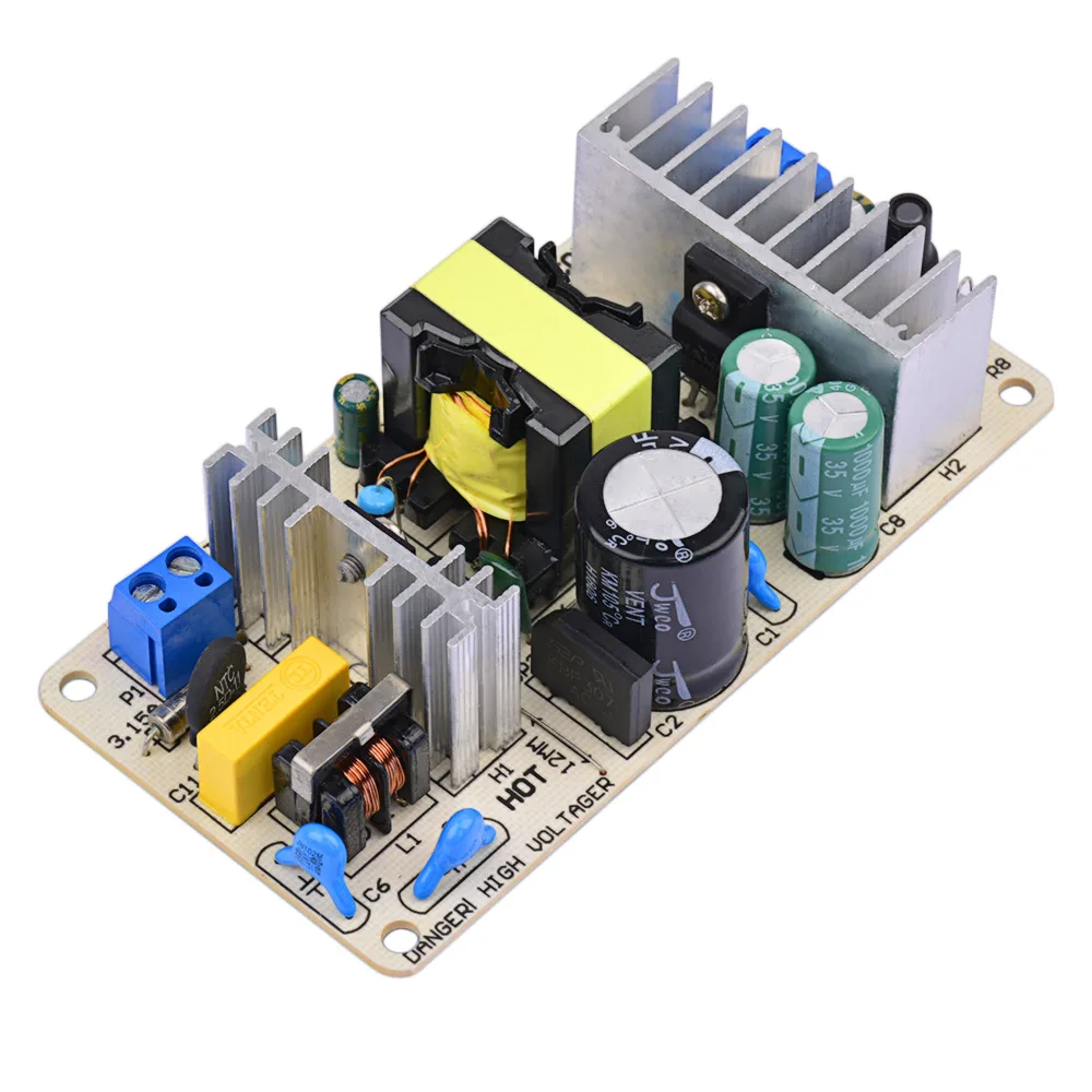 SUNYIMA AC 110/220V к DC 12V 8A 100W модуль питания импульсный блок питания|Инверторы и