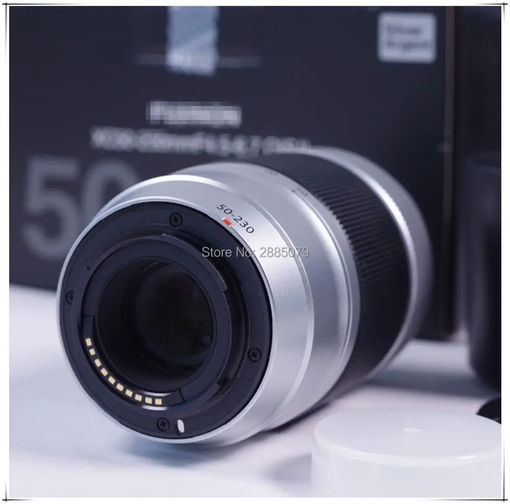 Без коробки! Серебристый XC50-230mm F4.5-6.7 OIS II телеобъектив (XC 50-230) для Fujifilm X-A3 X-T2 X-A5 X-T10