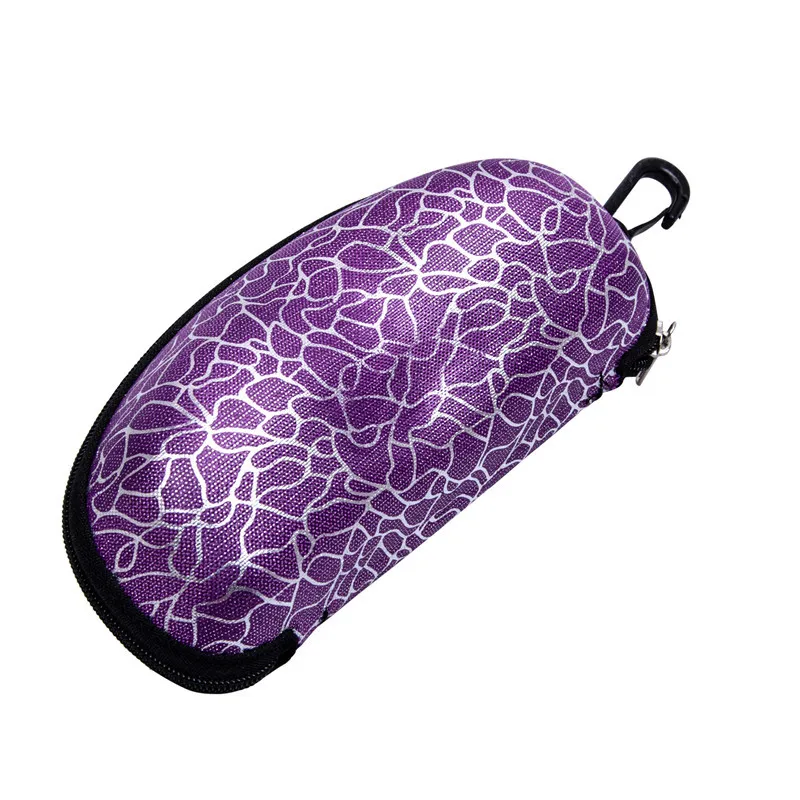 Purple 01 1 шт. портативный арахисовый камень Форма для солнцезащитных очков eva коробка застежка-молния глаз очки защитный футляр держатель очки аксессуары - Цвет: Purple 01