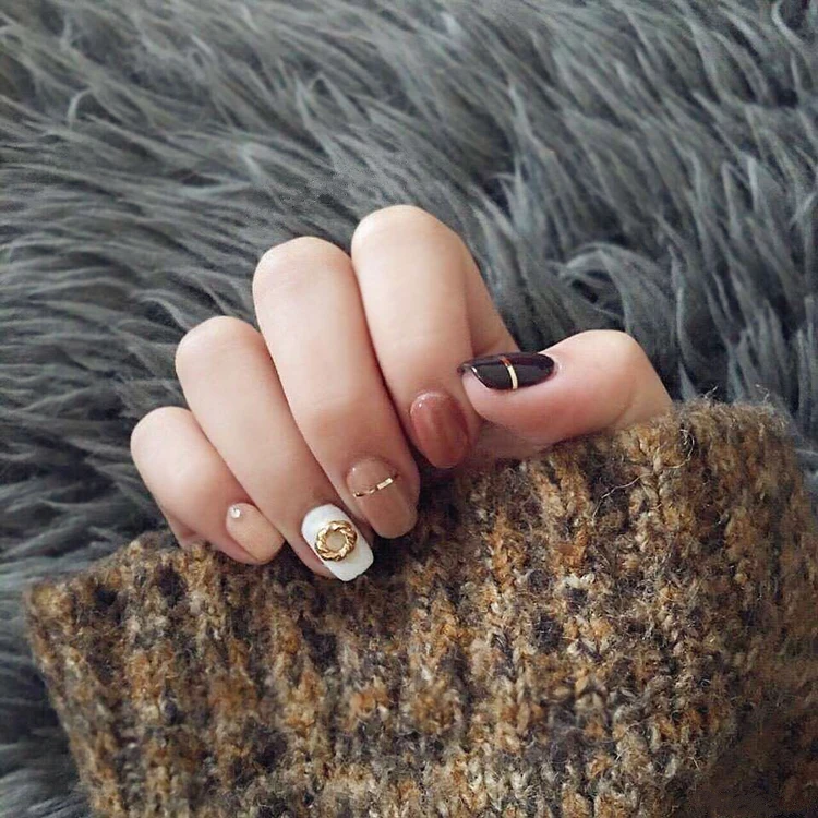 Японский крем популярных чистых цветов с закручивающимся узором 3D накладные