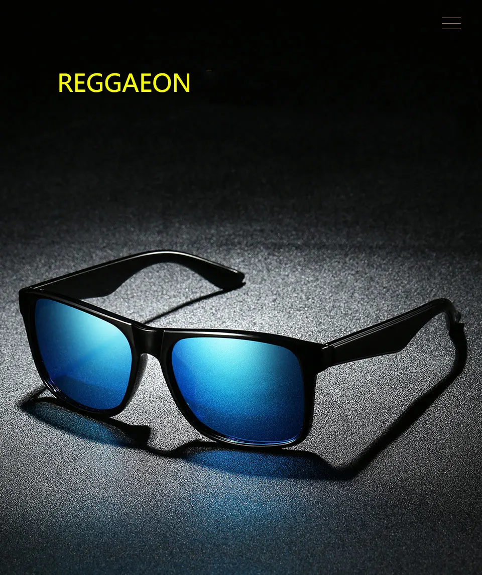 Reggaeon новые модные квадратные винтажные женские солнцезащитные очки