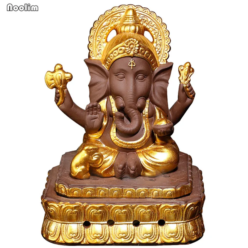 Креативная горелка для благовоний Ganesha индийская керамическая курильница с