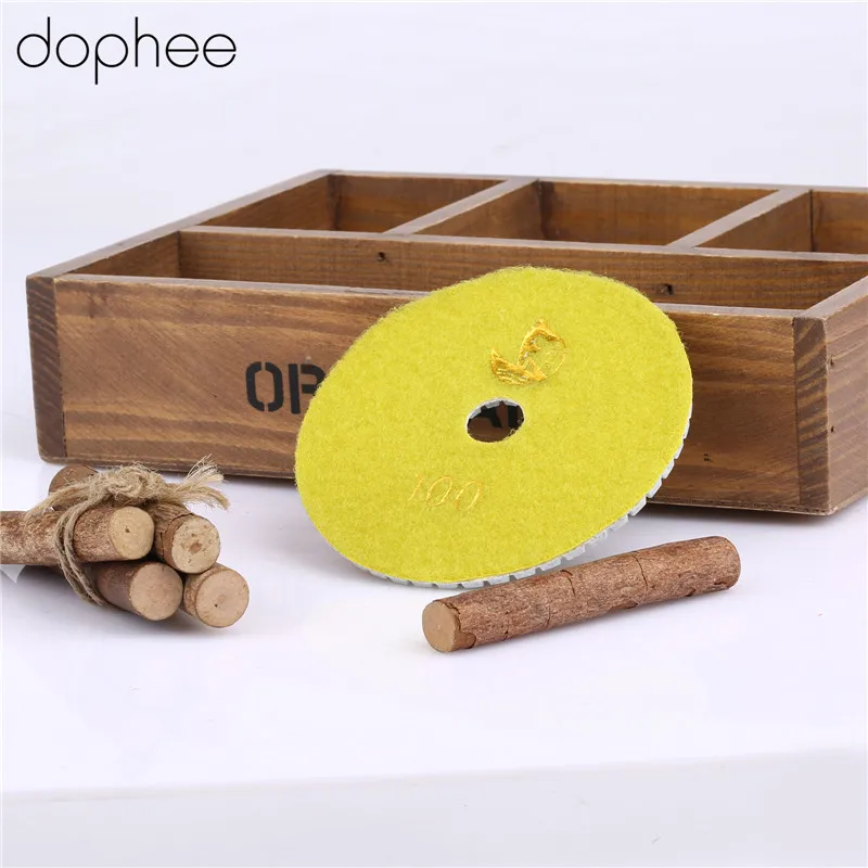 Dophee 100 мм/4 &quotпрофессиональные мокрого/сухого гранита бетона мрамора известняка