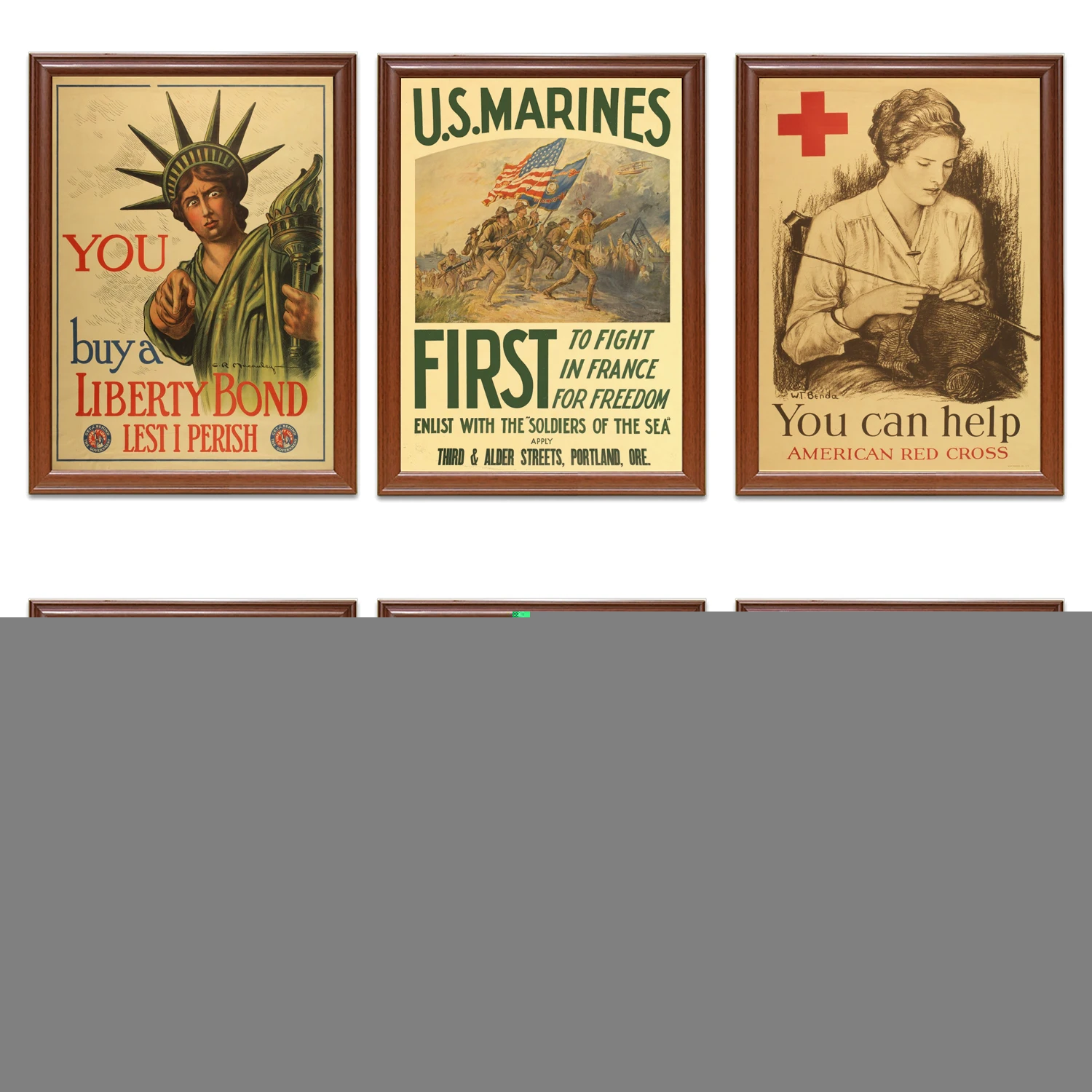 Винтаж 1910s США WW1 Радуга плакат самое лучшее Big Sister (старшая сестра) В мире