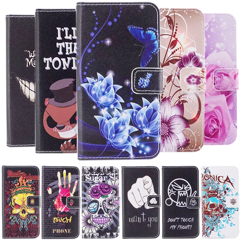 Buy High Quality Fashion Rainbow Flower Leather Book Case For Huawei P Smart Enjoy 7S Coque (E0127) Phone Wallet Cover on
