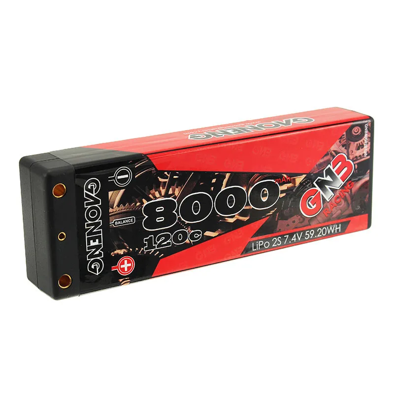 Аккумуляторная Lipo батарея Gaoneng 7 4 В 8000 мАч 2S2P 120C 59 2wh для 1/10 RC автомобиля|lipo battery|battery