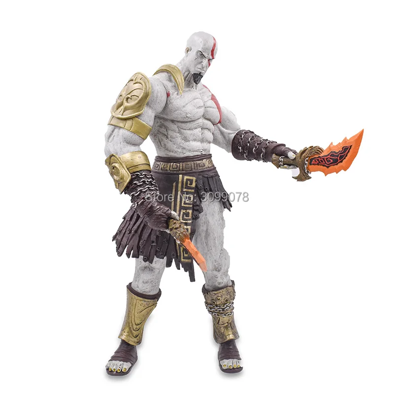 45 см NECA игры Бог войны фигурка призрак Спарта Кратос ПВХ Фигурки Ultimate Edition мультфильм Коллекционная модель горячие игрушки