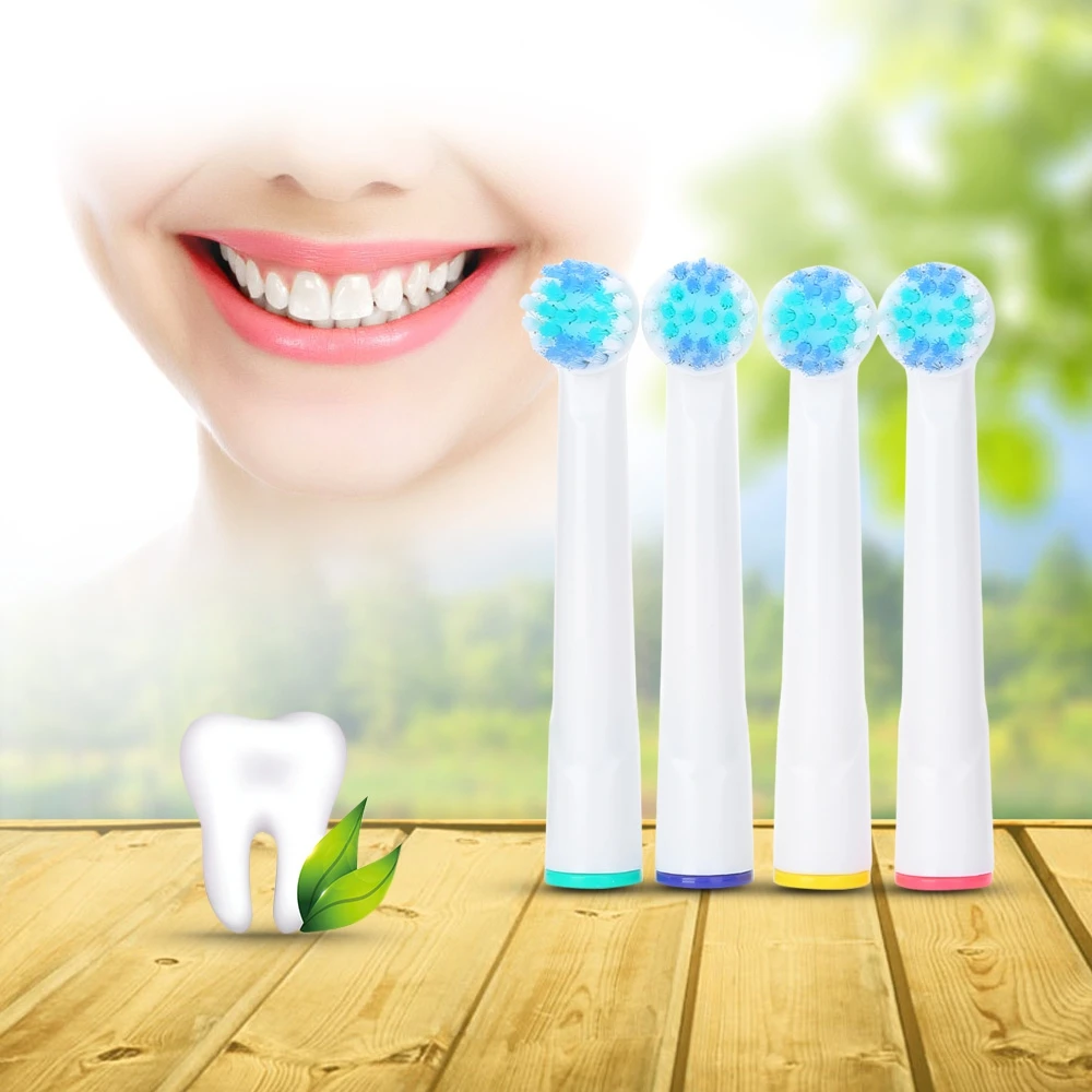 Сменные насадки для электрической зубной щетки 20 шт. Braun Oral B мягкая щетина Vitality Dual