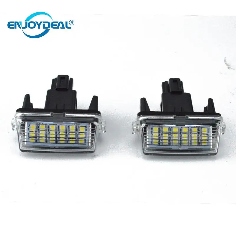 Высокая яркость 2 шт./компл. 6500K 18LED 1 44 W яркая белая лампа номерного знака для Toyota
