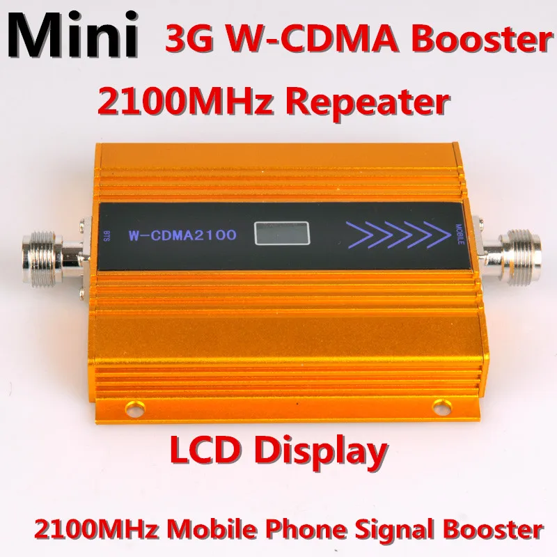 UMTS 3G повторитель мобильного телефона WCDMA 2100 МГц усилитель сигнала с ЖК дисплеем