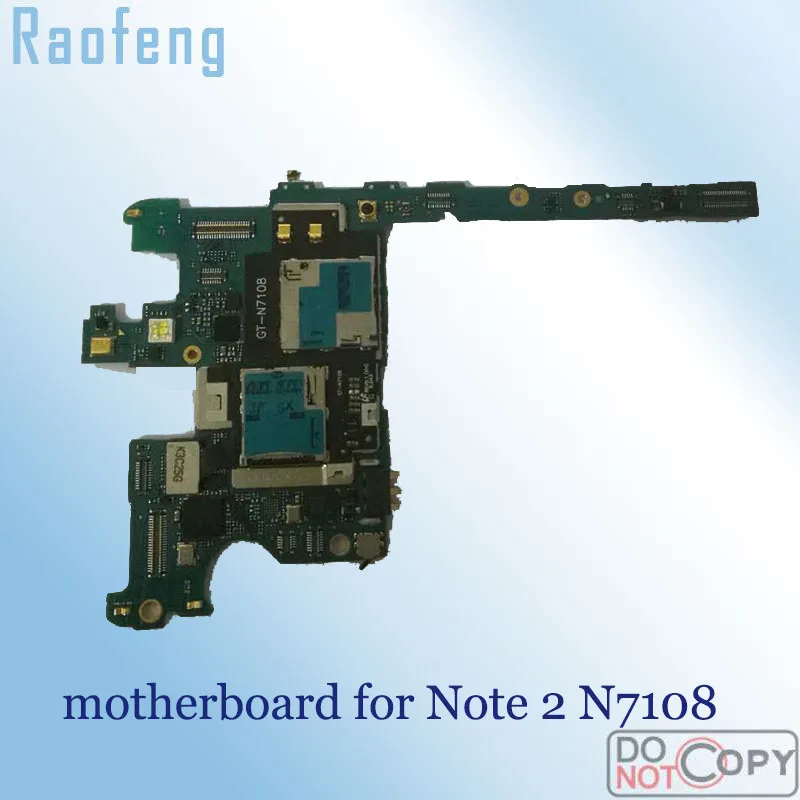 Raofeng хорошо работает для Samsung Galaxy Note 2 материнская плата N7108 разблокированная