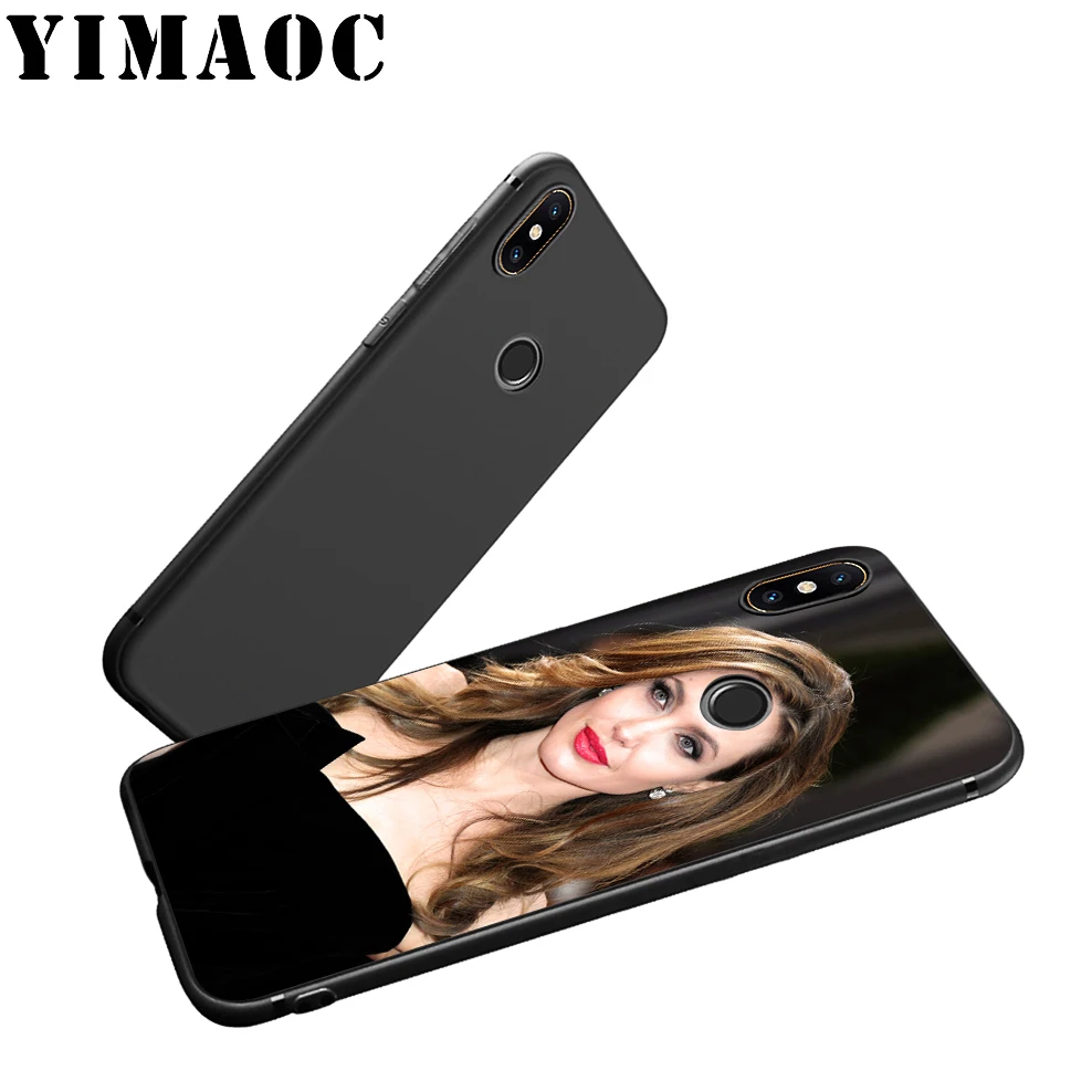 Роскошный мягкий силиконовый чехол YIMAOC Angelina Jolie для Xiaomi Redmi Note 9 Mi 8 Se 7 6 6A A1 A2 4X 4A 5A 5