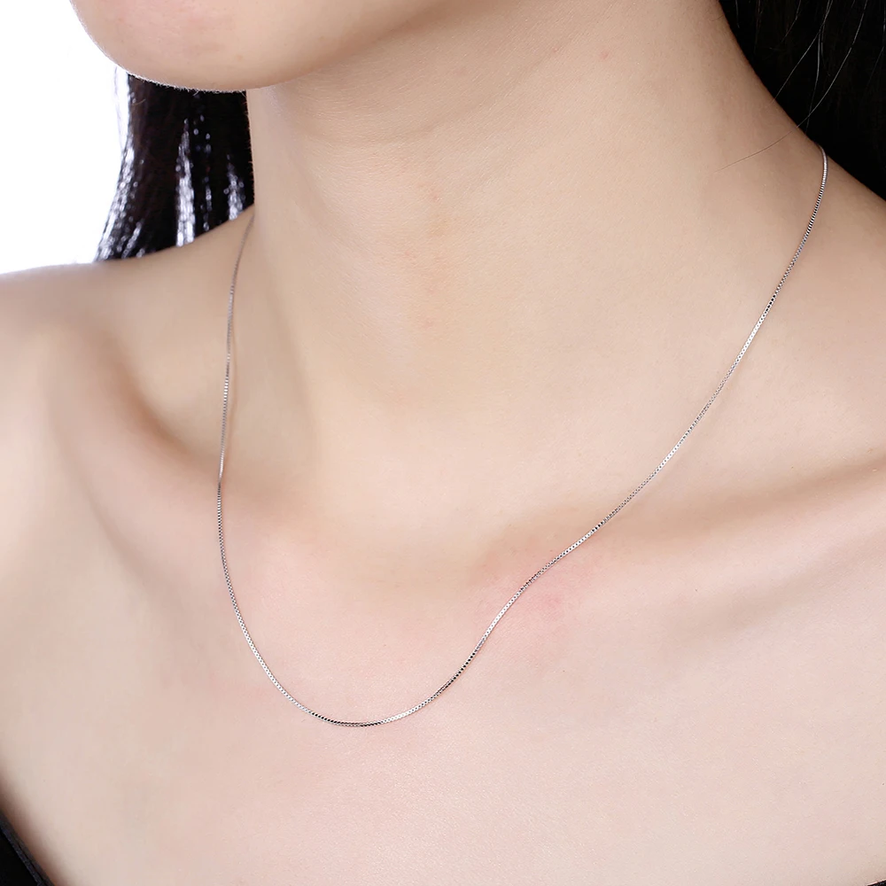 KASANIER 100% 925 sterling silver chain necklaces Hot sell Women necklace ladies free shipping | Украшения и аксессуары
