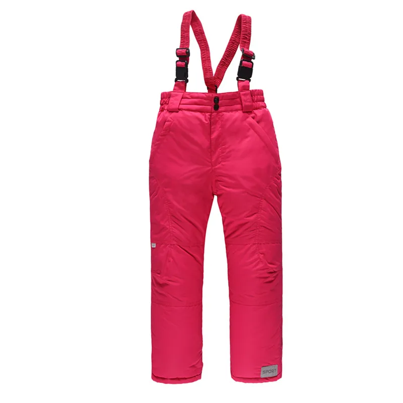 

OLEKID 2021 3-16 Years Children Winter Overalls Waterproof Warm Cotton Kids Boys Snow Jumpsuit Teenagers Girl Ski Pants Trousers