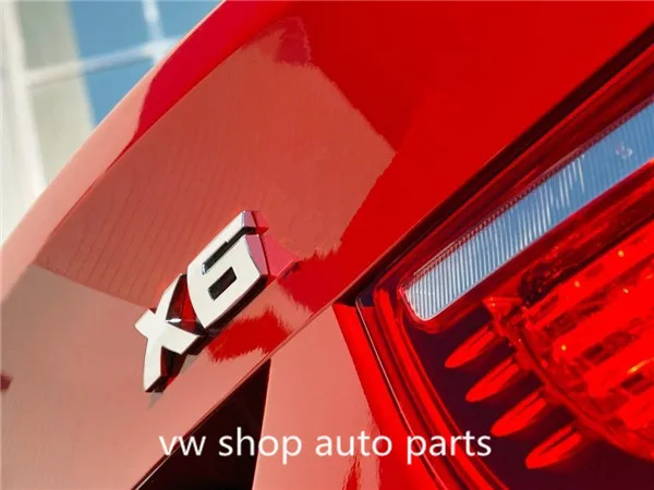 Ико качество Подходит для BMW X6/м 50d Надписи Наклейка на багажник значок F16 X6