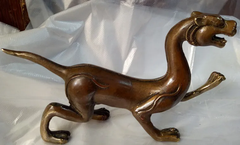 Китайская старинная скульптура статуя журнала Мао из меди подарок | Дом и сад