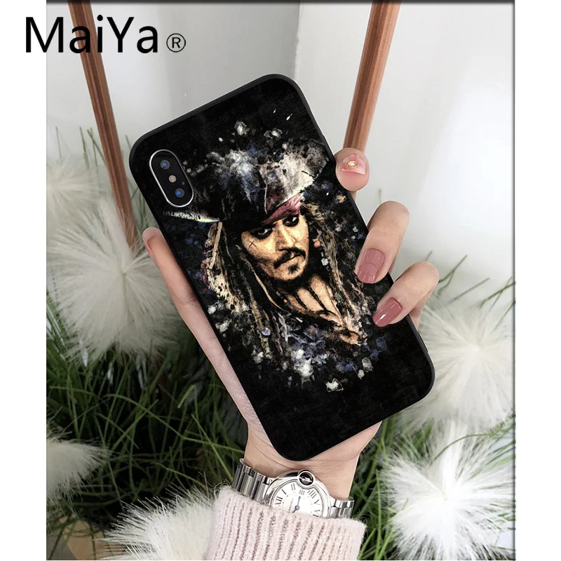 MaiYaCa персонажи фильмов и ТВ капитан Джек Терминатор Телефон чехол для iPhone 6S 6plus 7plus
