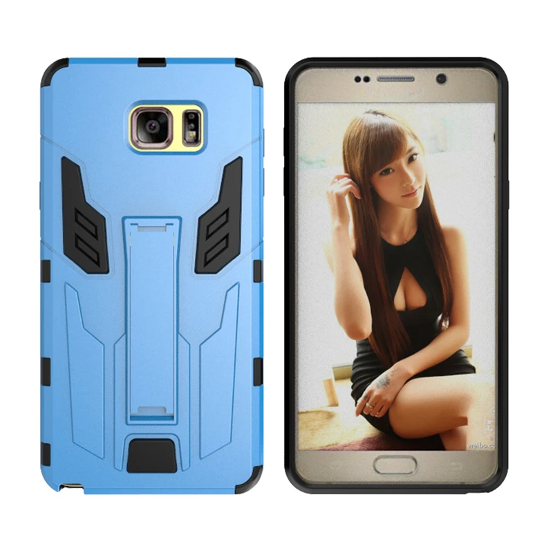 Soznoc Жесткий Защитник Броня Мобильный Телефон Cover Case Для Samsung galaxy Note 5 S6 S7 край ТПУ С
