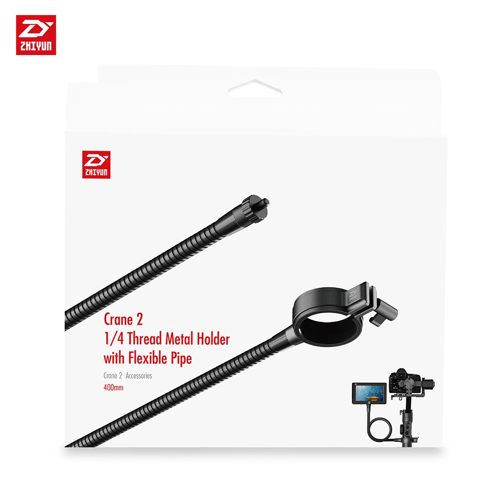zhi yun Zhiyun Official Crane 2 1/4 Thread Metal Holder with Flexible Pipe for zhiyun crane 2/crane m/crane v2/crane plus Gimbal |