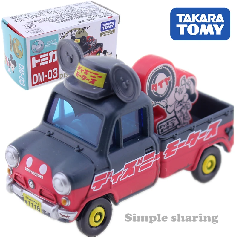 Takara Tomy Tomica DM 03 Disney Motors набор моделей грузовиков с Микки Маусом литые миниатюрные