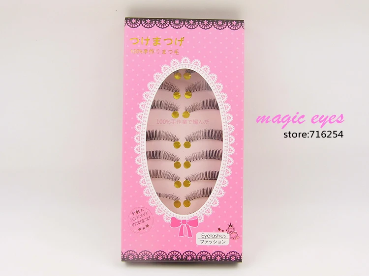 Free shipping New 10 Pair handmade False Eyelashes Quality lash natural Eyelash japan Eye Lashes XH-39 | Красота и здоровье