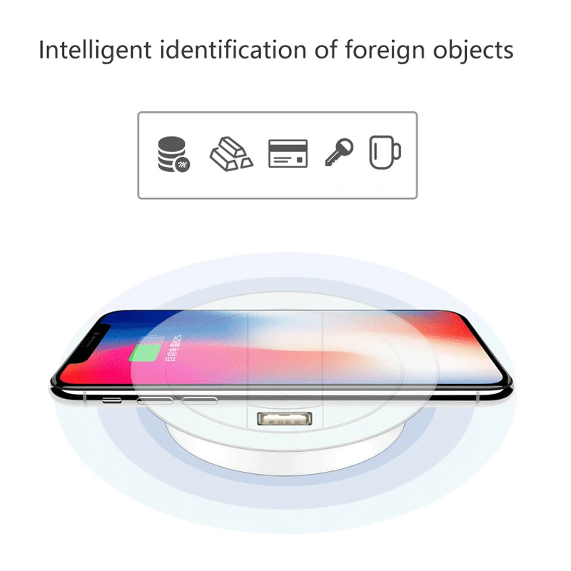 Настольное Беспроводное зарядное устройство для IPhone X XS Max Samsung S9 8|Зарядные