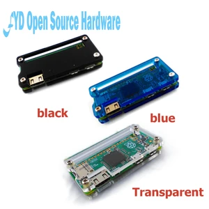 Акриловый чехол для Raspberry Pi Zero, 3 цвета, прозрачный черный синий акриловый корпус для RPI Zero