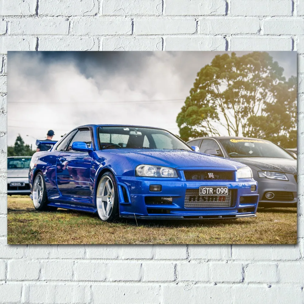 Плакаты и принты Nissan Skyline GT R обои настенное искусство Искусство Картина на холсте