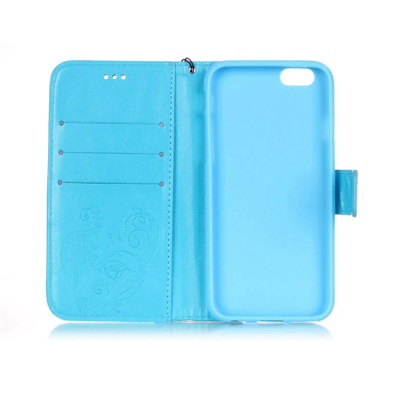 Диаманта bling Бабочка Ретро Кожа Флип Кошелек Чехол Для Телефона Fundas iphone 6 s Plus 5.5