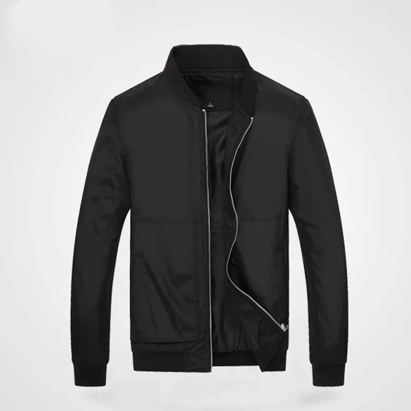 

Men Jacket Male Casual Slim Fit Mandarin Collar Solid Jackets M-4XL Brand New 2019 Men's Fashion Overcoat Clothing