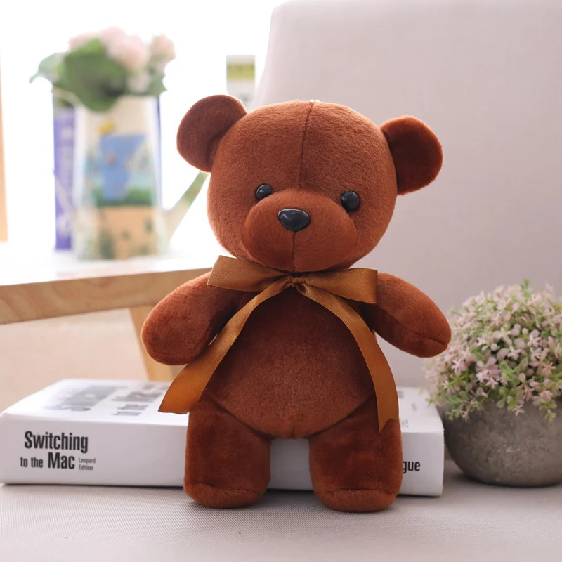 25 см Kawaii маленькие плюшевые мишки Плюшевые с галстуком бабочкой 8 игрушка мишка