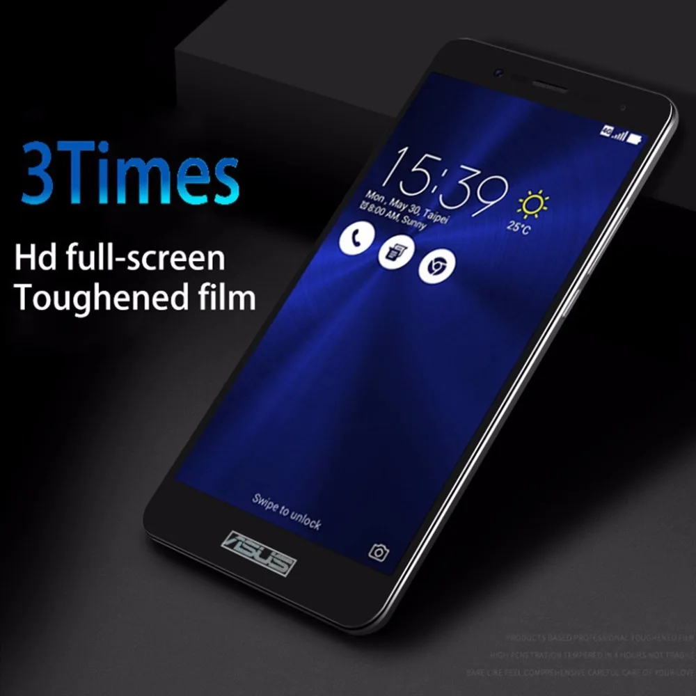 Закаленное стекло с полным покрытием для Asus Zenfone 3 Max ZC520TL 4 ZC554KL защитная пленка