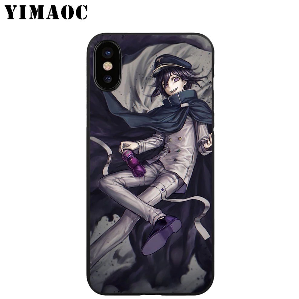 Чехол для телефона YIMAOC Kokichi Ouma Girl мягкий черный силиконовый чехол из ТПУ iPhone X или