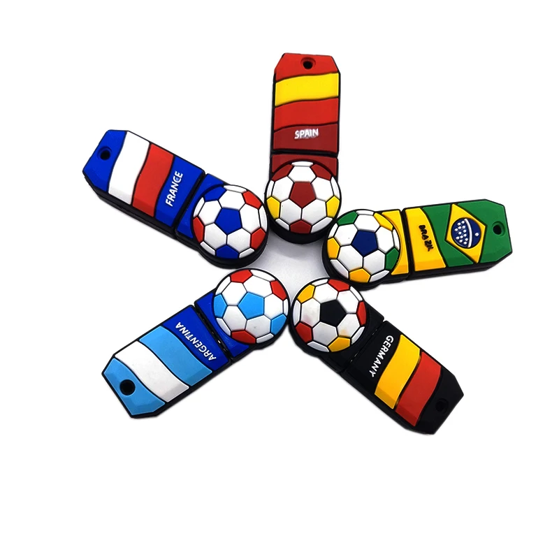 USB флеш накопитель мультфильм футбольная ручка привод 4 ГБ 8 16 32 64 Гб футбольный
