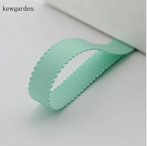Kewgarden 10 мм 3/" волна корсажная лента для кромки лента вручную изготовленная лента DIY лук аксессуары атласные упаковочные ленты Riband 50 ярдов