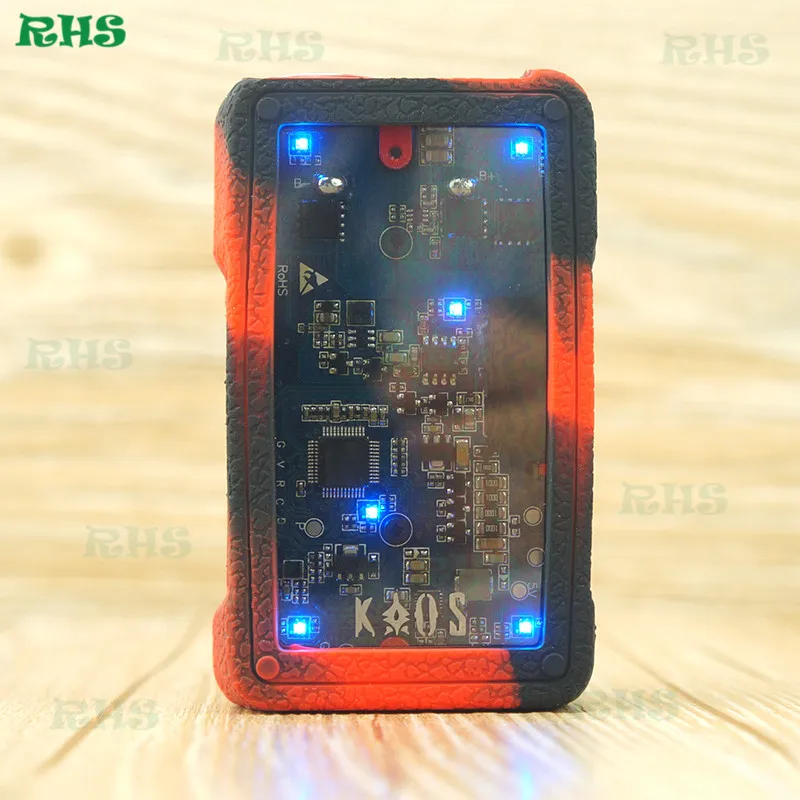 2 шт. силиконовый чехол для аккумуляторной светодиодный свет Sigelei Kaos Z Top Box Новый