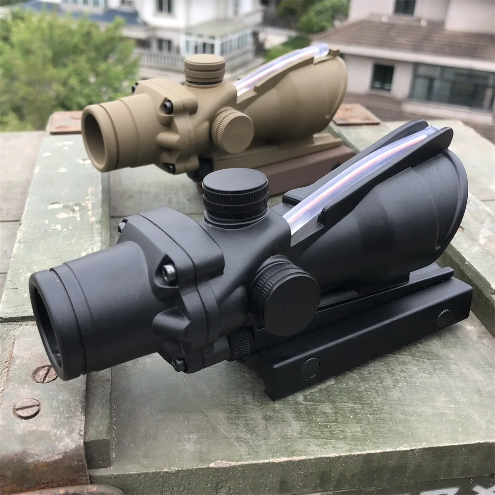 Trijicon T-eagle ACOG 1x32 оптические винтовки прицелы пятнистость красная точка M416 сетка с 20 мм креплениями прицел охотничья Оптика прицел