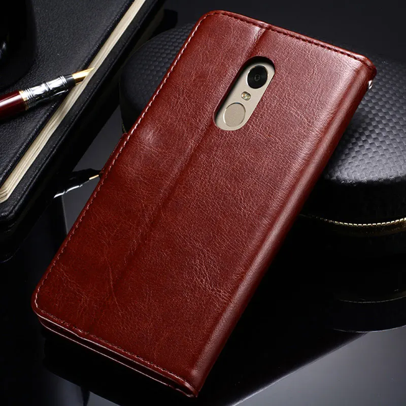 Чехол для Xiaomi Redmi Note 4 4X Бумажник Флип Стиль Бронкос PU кожаный чехол с держателями